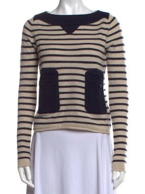 Tory Burch Cashmere Striped Sweater Size: XXS -